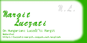 margit luczati business card
